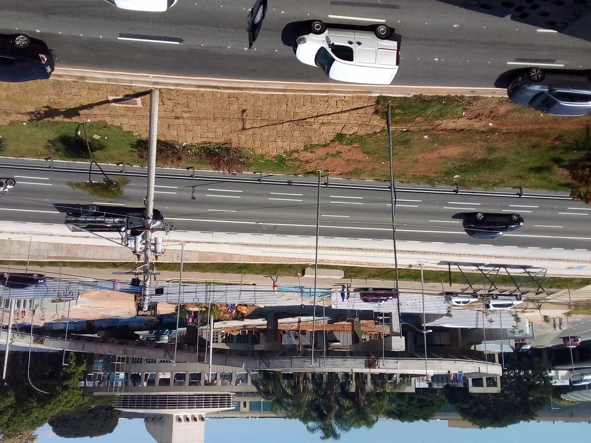 Aeroporto de Congonhas e Avenida Washington Luís no Campo Belo, São Paulo